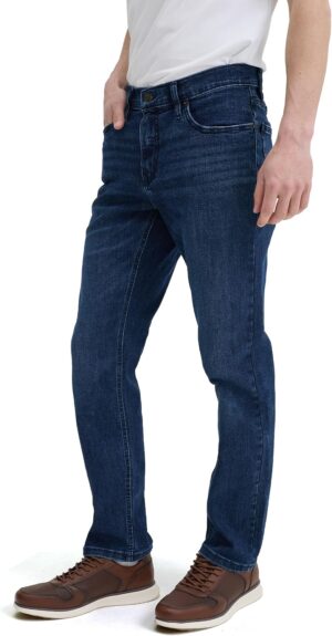 Slim Fit men Jeans – Stretch Fabric Tapered Pants for Men – Premium Comfort Casual Wear and Work Attire